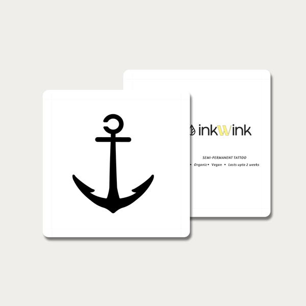 Small Anchor Tattoo - Pack of Two