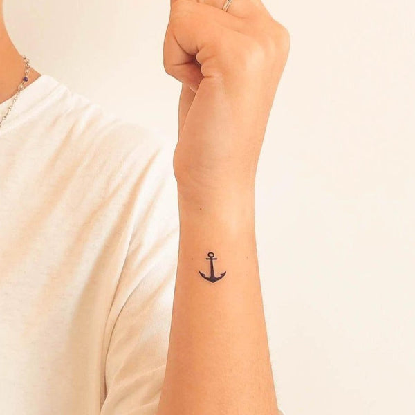 Small Anchor Tattoo - Pack of Two