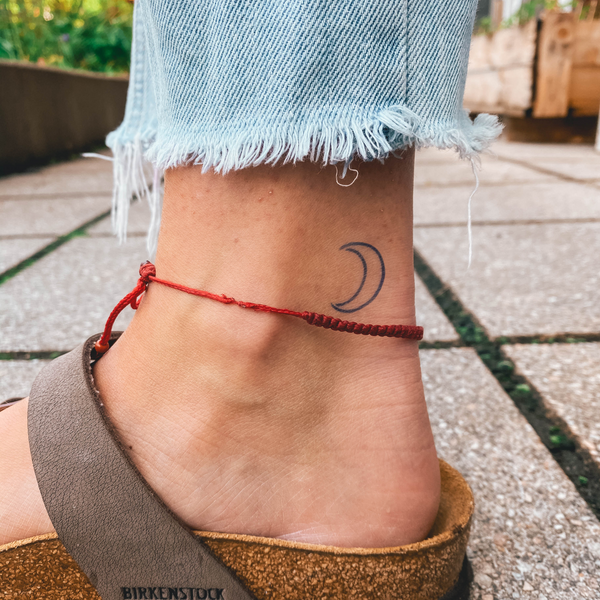 Small Moon Tattoo