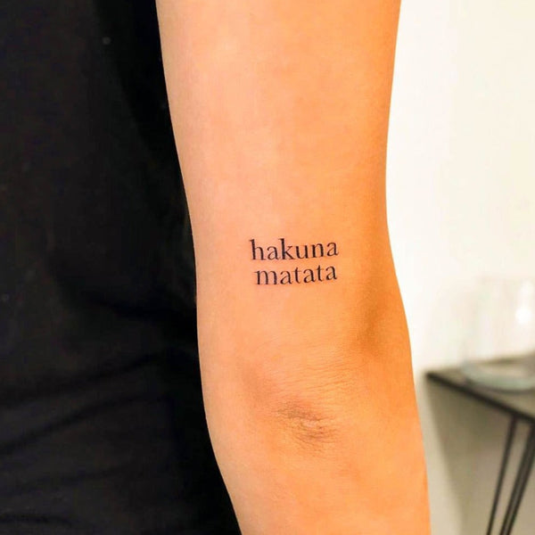 Hakuna Matata Tattoo